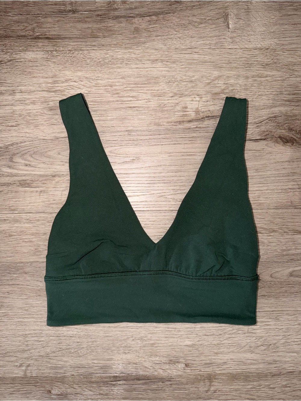 lululemon athletica Deep Green V-Neck Sports Bralette